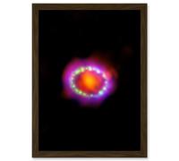 Artery8 Hubble Space Telescope Image Multiwavelength View Of Supernova 1987A Red Green Blue Exploding Star Shock Wave Observations In Large Artery8 Brown A4