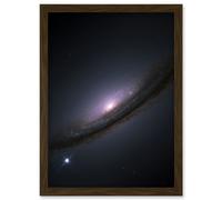 Artery8 Hubble Space Telescope Image Supernova 1994D In Lenticular Galaxy NGC 4526 Star Explosions & Supermassive Black Hole In Disc Center Art Print Artery8 Brown W12" x H16"