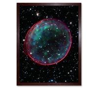 Artery8 Hubble Space Telescope Image Supernova Remnant Bubble Optical & X-Ray Blue Pink Composite Image SNR 0509-67.5 Gas Sphere Large Magellanic Artery8 Brown A4