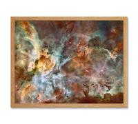 Artery8 Hubble Space Telescope Image The Carina Nebula Colourful Central Starbirth Region Death Creating Celestial Dust Clouds Gas Wind Ultraviolet Artery8 Beige W12" x H16"