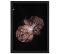 Artery8 Hubble Space Telescope Image The Doomed Supermassive Star Eta Carinae Stellar Bipolar Explosion Creating Two Polar Lobes Large Thin Artery8 Black W12" x H16"