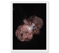 Artery8 Hubble Space Telescope Image The Doomed Supermassive Star Eta Carinae Stellar Bipolar Explosion Creating Two Polar Lobes Large Thin Artery8 White A4