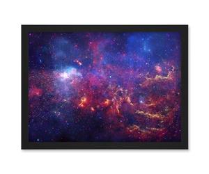 Artery8 Hubble Space Telescope Image The Great Observatories Examine The Galactic Center Region Of Milky Way Galaxy Chandra Observatory Spitzer Observatory Artwork Framed A3 Wall Art Print