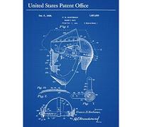 Artery8 Huntsman Welder's Face Mask 1926 Patent Plan Extra Large XL Wall Art Poster Print