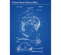 Artery8 Huntsman Welder's Face Mask 1926 Patent Plan Unframed Wall Art Print Poster Home Decor Premium