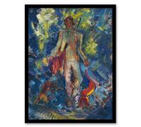 Artery8 Huntsman With Two Dogs Arnold Weisz Kubincan Framed Wall Art Print in Blue | Size: W12" x H16" Artery8 Blue W12" x H16"