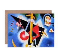 Artery8 Im Blau Wassily Kandinsky Art Blank Just to Say Card Artery8 Multicolor