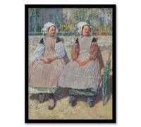 Artery8 In the Sunlight Portrait Hassam Framed Wall Art Print | Size: A4 Artery8 Multicolor A4