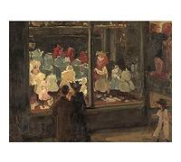 Artery8 Isaac Israels Clothing Shop Window Picture Art Print Canvas Premium Wall Decor Poster Mural