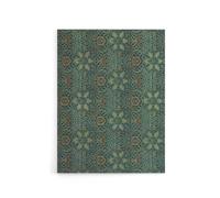 Artery8 Ispahan Pattern Arabesque Textile Canvas Wall Art Print Morris in Blue | Size: W24" x H32" Artery8 Blue W24" x H32"