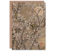 Artery8 Ito Jakuchu Art Card White Plum Blossoms and Moon Japanese