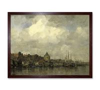Artery8 Jacob Maris The Schreierstoren On Outside Painting Art Print Framed Poster Wall Decor 12x16 inch