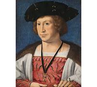 Artery8 Jan Gossaert Floris Van Egmond Count Buren Leerdam Premium Wall Art Canvas Print 18X24 Inch