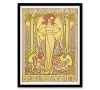 Artery8 Jan Toorop Framed Wall Art Print Het Hoogeland Beekbergen Institution - A4 Size