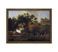Artery8 Jan Van Kessel View In The Woods Painting Artwork Framed Wall Art Print 18X24 Inch