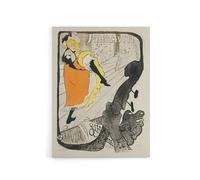 Artery8 Jane Avril Can Can Dancer Canvas Wall Art Print Toulouse Lautrec | Size: W12" x H16" Artery8 Multicolor W12" x H16"