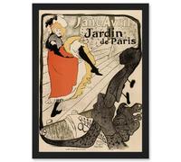 Artery8 Jane Avril Henri Toulouse Lautrec France Cabaret Paris A4 Artwork Framed Wall Art Print