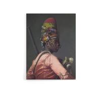 Artery8 Jean Leon Gerome Bashi Bazouk Portrait Canvas Wall Art Print | Size: W12" x H16" Artery8 Multicolor W12" x H16"