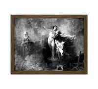 Artery8 Jeanhonore Fragonard Pygmalion And Galatea Painting Artwork Framed Wall Art Print 18X24 Inch