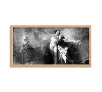 Artery8 Jeanhonore Fragonard Pygmalion And Galatea Painting Framed Wall Art Print Long 25X12 Inch