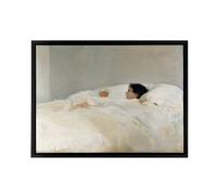 Artery8 Joaquin Sorolla Y Bastida Mother Framed Canvas Wall Art Print in Grey | Size: W18" x H24" Artery8 Grey W18" x H24"