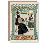 Artery8 Johann Georg van Caspel Art Card Dutch Skate Cocoa Advert