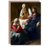 Artery8 Johannes Vermeer Art Card Christ in the House of Martha and Mary