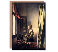 Artery8 Johannes Vermeer Art Card Girl Reading Letter by Open Window