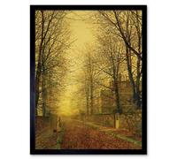 Artery8 John Atkinson Grimshaw Autumns Golden Glow Framed Wall Art Print
