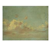 Artery8 John Constable Cloud Study C1821 Painting Art Print Canvas Premium Wall Decor Poster Mural