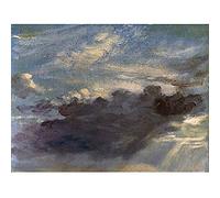 Artery8 John Constable Cloud Study C1821 Painting Art Print Canvas Premium Wall Decor Poster Mural