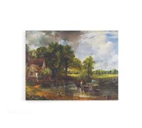 Artery8 John Constable The Hay Wain Canvas Wall Art Print | Size: W18" x H24" Artery8 Multicolor W18" x H24"