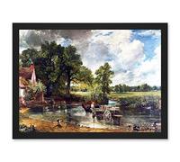 Artery8 John Constable The Hay Wain Old Master Painting Artwork Framed Wall Art Print A4