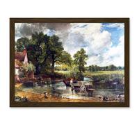 John Constable The Hay Wain Old Master Painting Artwork Framed Wall Art Print A4 Artery8 Brown One Size