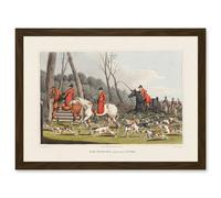 Artery8 John Heaviside Clark Fox Hunting Into Cover Artwork Framed Wall Art Print A4