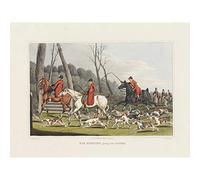 Artery8 John Heaviside Clark Fox Hunting Into Cover Premium Wall Art Canvas Print 18X24 Inch