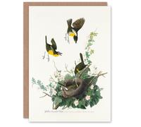 Artery8 John James Audubon Art Card Yellow Breasted Chat