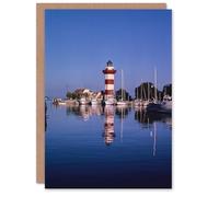 Artery8 John Margolies Personalised Art Card Harbourtown Lighthouse South Carolina