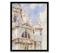 Artery8 John Sargent Framed Wall Art La Salute Church Venice Watercolour | Size: A4 Artery8 Multicolor A4