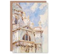 Artery8 John Sargent Personalised Art Card La Salute Church Venice Watercolour