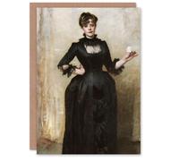 Artery8 John Singer Sargent Art Card Lady with the Rose Portrait