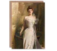 Artery8 John Singer Sargent Art Card Lisa Colt Curtis Portrait in Brown Artery8 Brown