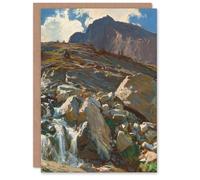 Artery8 John Singer Sargent Art Card Simplon Pass Landscape Painting