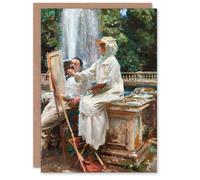 Artery8 John Singer Sargent Art Card The Fountain Villa Torlonia