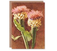 Artery8 John Singer Sargent Art Card Thistle Flowers Watercolour