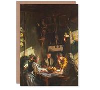 Artery8 John Singer Sargent Art Card Tyrolese Interior Oil Painting