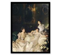 Artery8 John Singer Sargent Framed Wall Art The Wyndham Sisters Portrait | Size: A3 Artery8 Multicolor A3