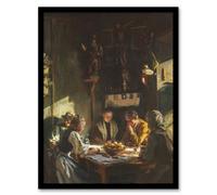 Artery8 John Singer Sargent Framed Wall Art Tyrolese Interior Oil Painting | Size: A4 Artery8 Multicolor A4