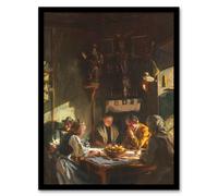 Artery8 John Singer Sargent Framed Wall Art Tyrolese Interior Oil Painting | Size: A3 Artery8 Multicolor A3