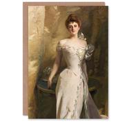 Artery8 John Singer Sargent Personalised Art Card Lisa Colt Curtis Portrait